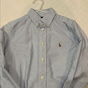 Ralph Lauren Boys Blue Striped Shirt
